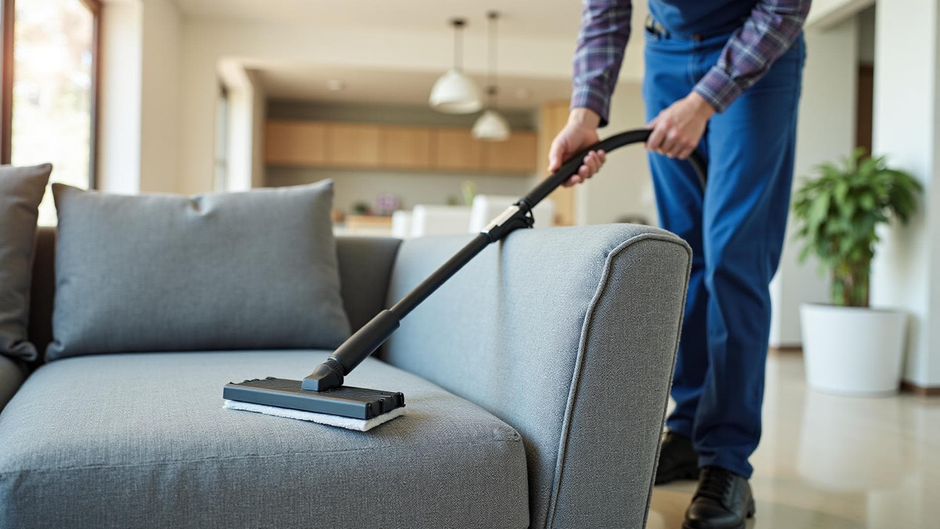 Professional upholstery cleaning